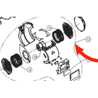 Delonghi Delonghi Fisher Paykel Rangehood Motor DESIGMA90, DEISOLA90 spare part
