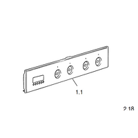 Delonghi Delonghi Oven Control Panel Domfpsi, DOMFPS1 spare part