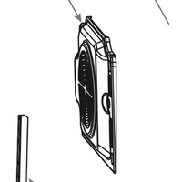 Delonghi Delonghi Oven Fan Element Plate Cover Diffuser HWO60S4MX1 HWO60S7EX1 spare part