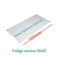 Elba Elba Fisher Paykel Fridge Glass Shelf Silver Trim E450, E331T, E372B, E381T, E402B, E411T, N395B, N369B, N325T, *362 spare part