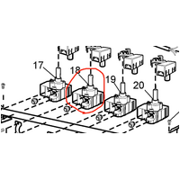 Electrolux Electrolux Gas Hob Tap EHGC77BS Pnc 943253588 EHGC97BS Pnc 943253589 spare part