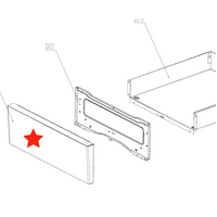 Everdure Everdure Omega Oven Kick Panel Or Draw Cover OF6062WZ UFCS69 UFGS69 spare part