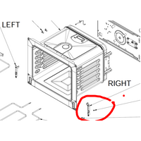 Everdure Everdure Oven Hinge Support Right OBEG63, OBES61, OBES62, OBES63 spare part