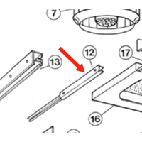 Fisher & Paykel Fisher Paykel and Robinhood Rangehood Slide Rail Left Or Right Side spare part