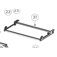 Fisher & Paykel Fisher & Paykel Assy Light Ceiling Panel Or Cover RS30 RS7621 spare part