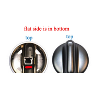Fisher & Paykel Fisher Paykel Cooktop Knob Satin Chrome CG602W, CG602WF, Pack of 1 **815 spare part