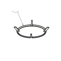 Fisher & Paykel Fisher & Paykel Cooktop WOK Burner Stand Support CG905DX1 81444 80964 spare part