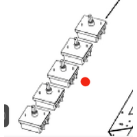Fisher & Paykel Fisher Paykel Cooktop Switch Large Dual Element 3 Phase Only for CE901M, 87815, Super Simmer Incl Cabas 1.5 Red Ptfe 70 V T (Sp spare part