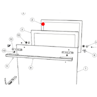 Fisher & Paykel Fisher & Paykel Wall Oven Glass Door Inner P OB60C OB60SD9PX2 spare part