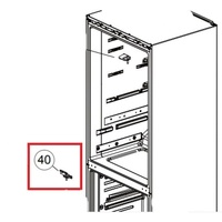 Fisher & Paykel Fisher & Paykel Haier Fridge Hinge Middle Left hand HBM450WH! HBM450SA1 spare part