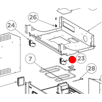 Fisher & Paykel Fisher & Paykel Microwave Microswitch (Right) µF45 Single Switch spare part