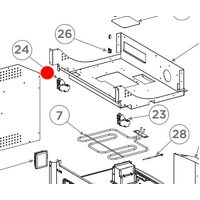 Fisher & Paykel Fisher & Paykel Microwave oven Microswitch UF45 Left Side OM60NDB1 spare part