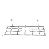 Fisher & Paykel Fisher & Paykel Cooktop Set of 2 Trivet left and right Gos including foot CG905DX1 81444 80964 spare part