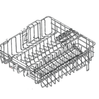 Fisher & Paykel Fisher Paykel Dishwasher Upper Basket DW60FC2W1 81634 spare part