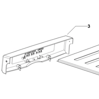 Fisher & Paykel Fisher Paykel Dryer Control Panel DE45F56EW, DE50F56E1 spare part