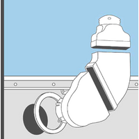 Fisher & Paykel Fisher & Paykel Dryer Ventilation Kit Short DVKFPS spare part