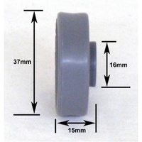 Elba Fisher Paykel Elba Haier Parmco Dishwasher Lower Basket Only Wheel No Axle ***00964 spare part