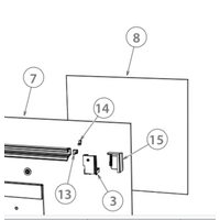 Elba Fisher Paykel Elba Oven Inner Glass OB60SL11DEPX1, 550247 spare part