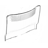 Fisher & Paykel Fisher Paykel Fridge Evaprator Fan Cover E373, E450, C450, *721P spare part