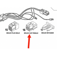 Fisher & Paykel Fisher & Paykel Fridge Thermostat Cap Female 51139-0600 Mlx spare part