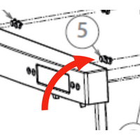 Elba Fisher Paykel Haier Elba Dishwasher Switch On Right DW60CKX1, Asm 2 spare part