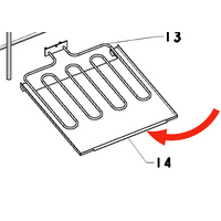 Fisher & Paykel Fisher Paykel Oven Bake Lower Element Tray BI600, BI450, BI601 & BI451 RA6102, Saffron, Pepper, Oregano, Shacklock, Sage, Paprik spare part