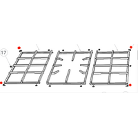 Fisher & Paykel Fisher Paykel Oven Cooktop Rubber Foot Trivet Corner CG604DWFCX1 CG604CWCX1, Pack of 4 spare part
