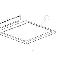Fisher & Paykel Fisher & Paykel Oven Glass Top and Frame OR60SDBSX2 spare part
