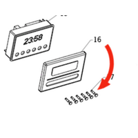 Fisher & Paykel Fisher Paykel Oven Knob Timer Clock BI451QASP, Pack of 6 Silver spare part