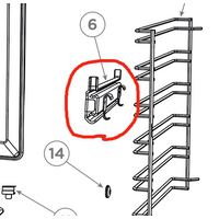 Fisher & Paykel Fisher Paykel Oven Slide for Oven Rack Left Side, ***62627 spare part