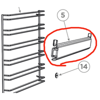Fisher & Paykel Fisher Paykel Oven Slide for Oven Rack Right Side **2628 spare part