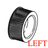 Fisher & Paykel Fisher Paykel Rangehood Fan Blade Blower Left HC90DCXB3, HC90DCSB3, HC120DCXB3, HC90DCXB3, HC60PLX4, HC90PLX4, *2545 spare part