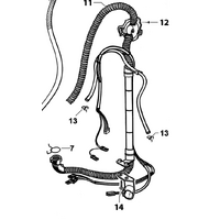Fisher & Paykel Fisher Paykel Washing Machine Drain Hose Harness Assy T2 Spares 429505P 429719P spare part