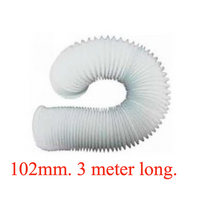 Bosch Flexi Ducting Hose Pipe 102MM 3 Meter Long for Bosch WTA2000AU and Other Brands With Clip spare part
