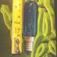 Universal Fridge Freezer Lamp Blue 40WATT E14 Ses , 25 X 86MM Fridge Freezer Lamp Blue 40WATT E14 Ses , 25 X 86MM spare part