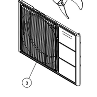 Fujitsu Fujitsu Air Conditioner Out Door Front Panel spare part