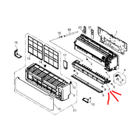 Fujitsu Fujitsu Aircon Indoor Drain Pan (ID No. 7) – ASTG09KMTC ASTG12KMTC – Genuine – 9387590050 spare part