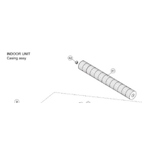 Fujitsu Fujitsu Indoor Air Conditioner Fan Blade (Diagram – ID: 41) spare part