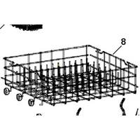 Haier Haier Dishwasher Basket Lower HDW300SS HDW201WH spare part