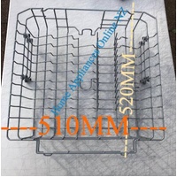 Haier Haier Dishwasher Upper Basket HDW13G1W 61591-B, HDW13G1X, 61590 spare part