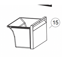 Haier Haier Freezer Lowest Drawer Assy HRF340BS2 HRF340BW2 HBM340SA1 spare part