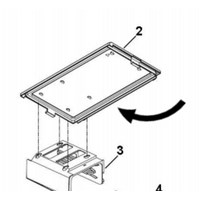 Haier Haier Freezer Middle Tray HRF-224FG HRF-224FW, 75000N spare part