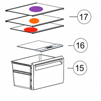 Haier Haier Fridge 1ST Or 2ND Or 3RD Shelf From Top HRF360TW3 Ha Aa 62218-A spare part