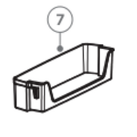 Haier Haier Fridge Bottle Shelf Fridge Door Large HRF200TW HRF200TS spare part