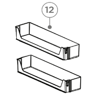 Haier Haier Fridge Door Bottle Shelf HRF420BEC, HRF420BHC, HRF420BS spare part