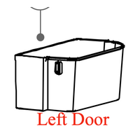 Haier Haier Fridge Door Left Side Door Shelf HRF565YHC spare part