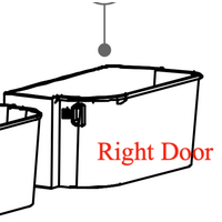 Haier Haier Fridge Door Right Side Door Shelf HRF565YHC spare part
