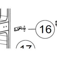 Haier Haier Fridge Freezer Middle Left Or Right Hinge HRF360TW, HRF360TS spare part