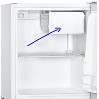 Haier Haier Fridge Freezer Section Door Ice Box and Hinge and Spring HRZ-40, HRZ-48 spare part