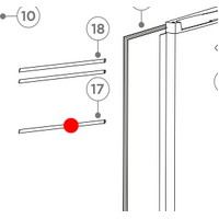 Haier Haier Fridge Lower Door Bottle Holder HRZ130 HRF130UW HRZ130 HRF130US spare part